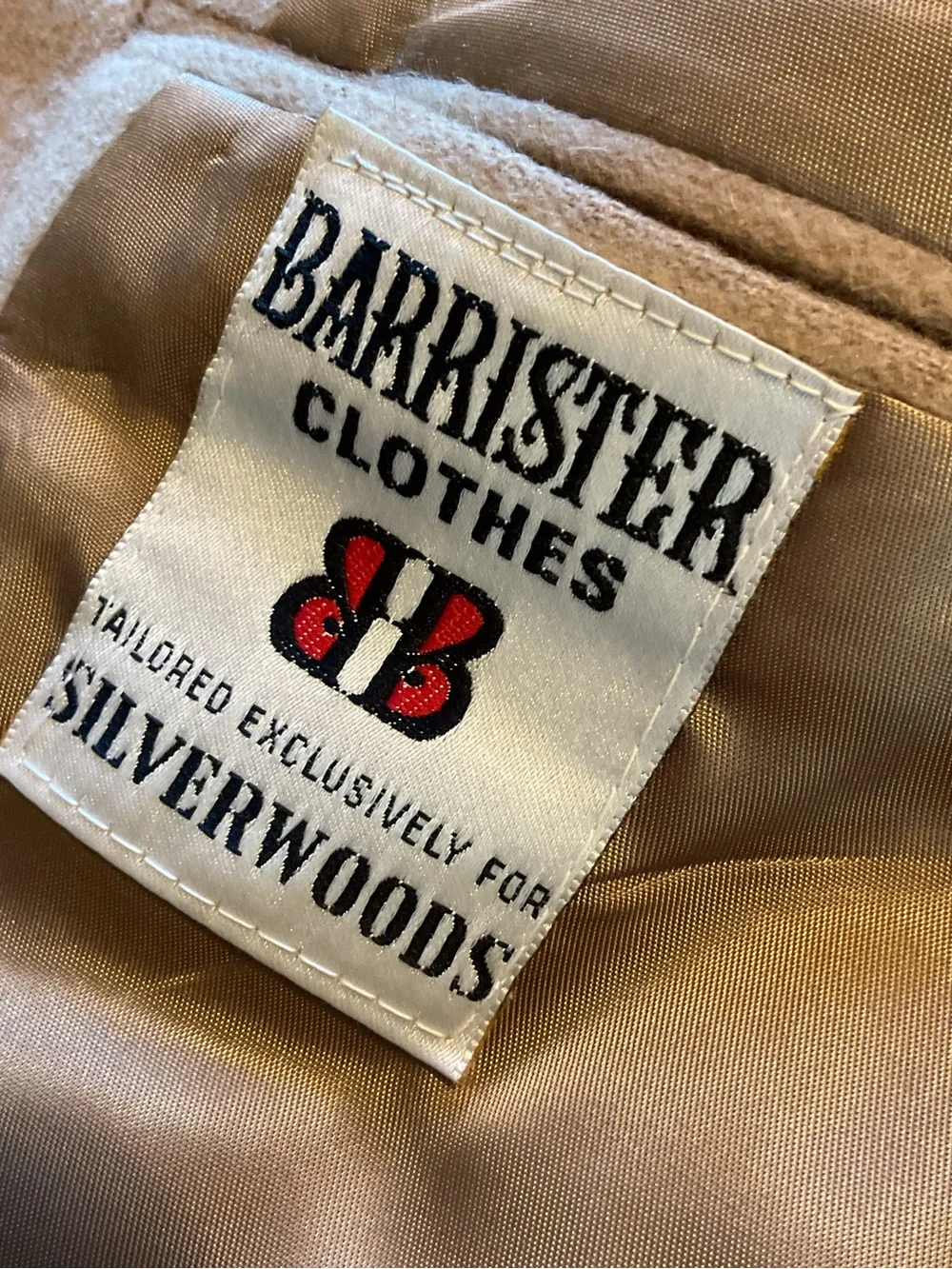Barrister 100% Camelhair Sport Coat Blazer Tan